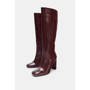 ZARA WIDE HEELED BOOTS